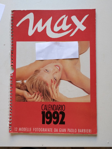 Max calendario 1992 12 - 1992,
