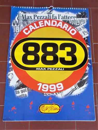 Calendario 883 max pezzali - calendario,